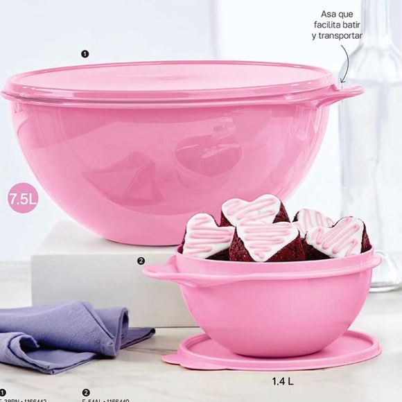 Tupperware Thatsa Bowl Set of 2 - Picture 3 of 12